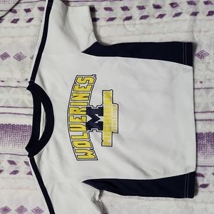 Pair of Toddler's Michigan Wolverines jerseys